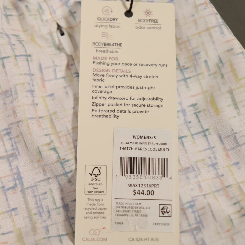NWT Calia by Carrie Underwood Mid Rise Infinity Short Size S - Picture 13 of 13